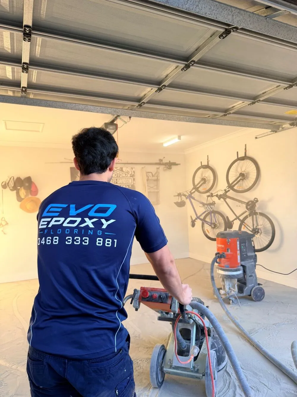 Concrete preparation and grinding