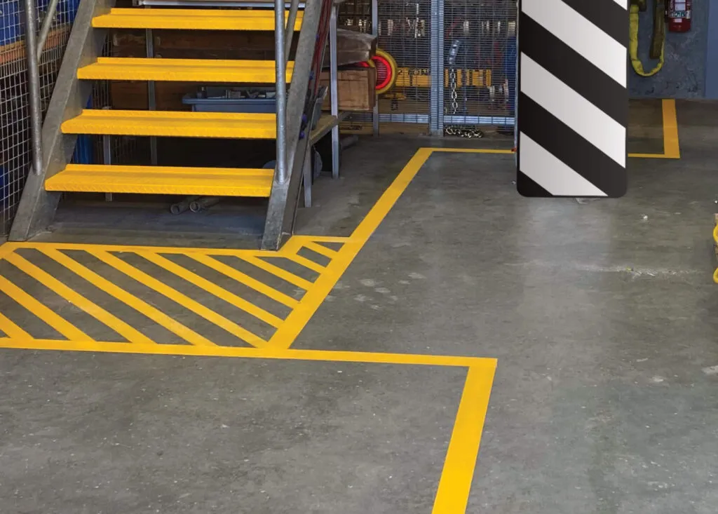 Industrial line marking