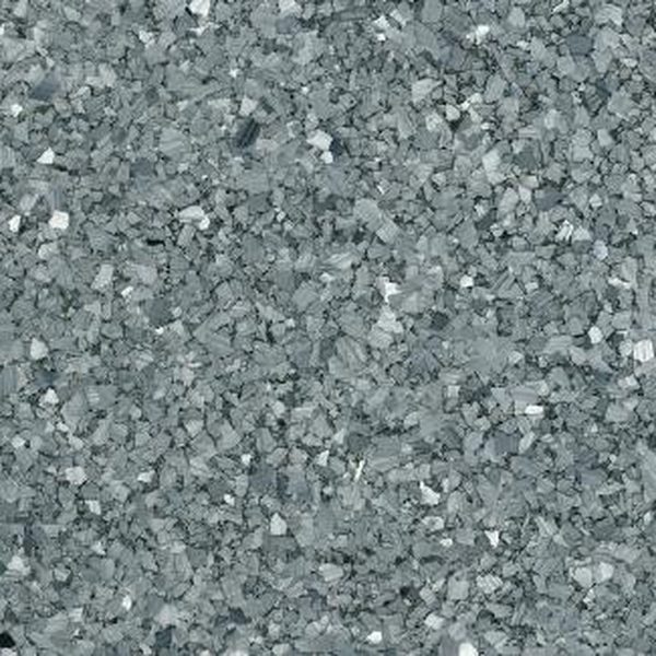BASALT flake epoxy floor on Black base coat