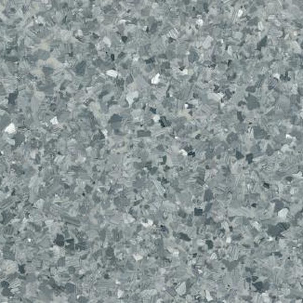 BASALT flake epoxy floor on Lightbox Grey base coat