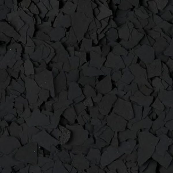 BLACK flake epoxy floor colour