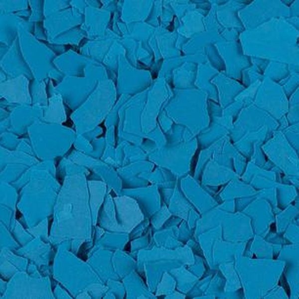 DELRAY BLUE flake epoxy floor colour