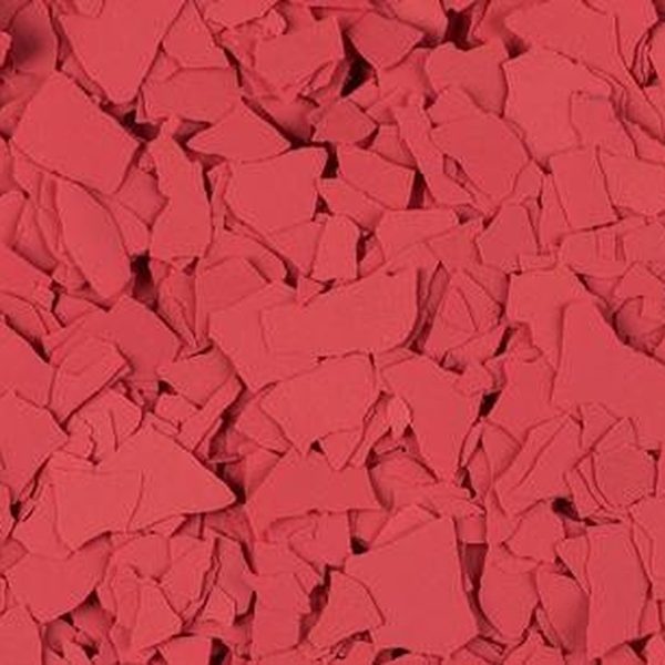 LIPSTICK RED flake epoxy floor colour