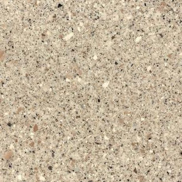 NATURAL STONE flake epoxy floor on Lightbox Grey base coat