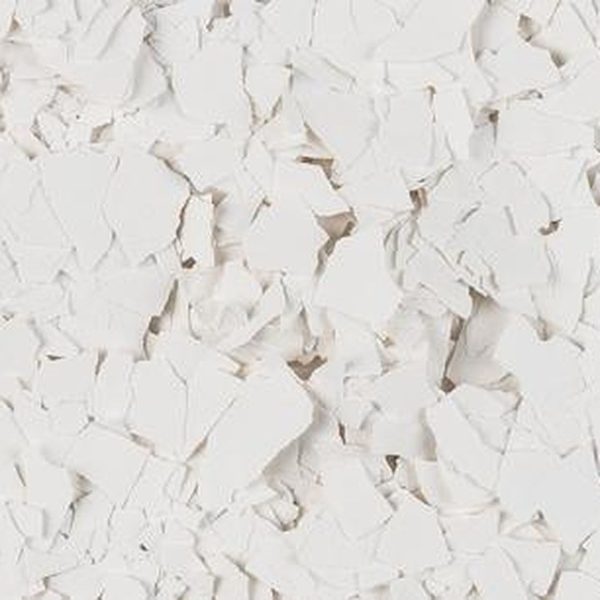 WHITE flake epoxy floor colour